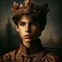 DALL·E 2024-02-17 21.41.30 - Create a portrait of a young royal figure with an air of nobility and maturity beyond his years. The subject is a 14-year-old boy with a thoughtful an.jpg