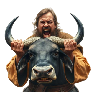 DeepAI Minotaurus, Hörner.png