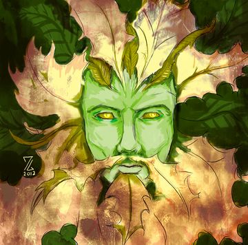 The Green Man in Fall von Narthyxa.jpg